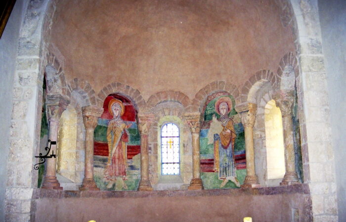 Frescoes in the church - Illiat - Ain