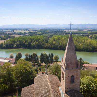 Vue Site des Minimes - Montmerle-sur-Saône - Ain