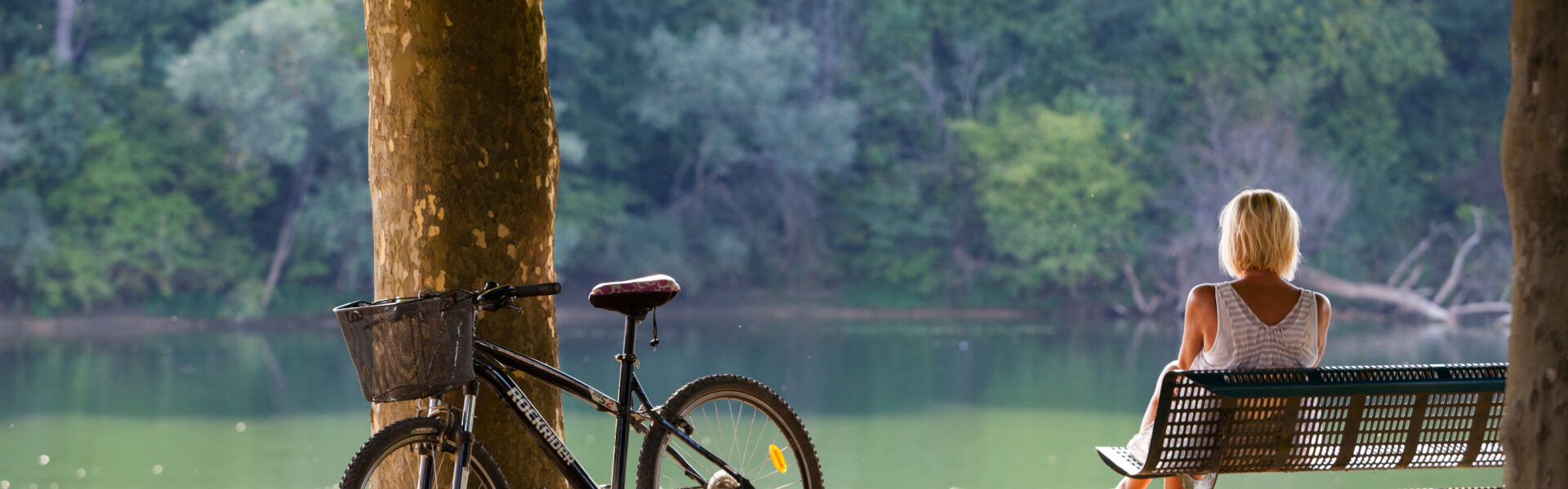 Promenade à vélo - La Voie Bleue - Ain