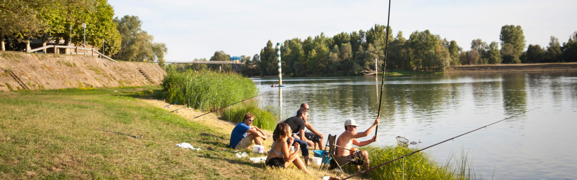 Pêche - Bords de Saône - Montmerle-sur-Saône - Ain