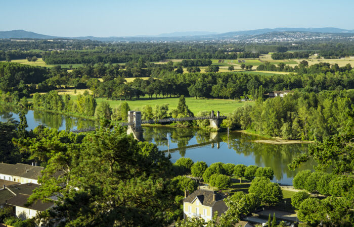 View of the Saône valley - Ain
