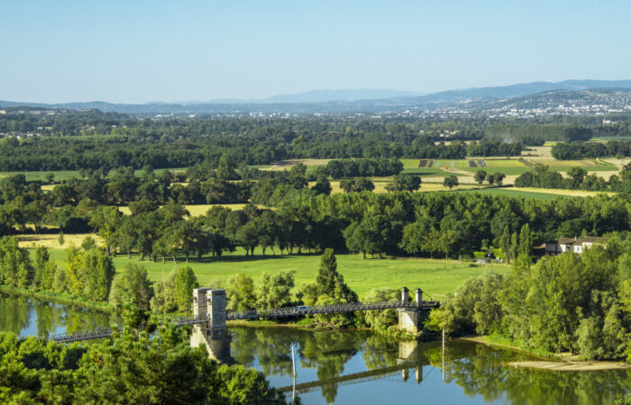 Vue du Val de Saône - Ain