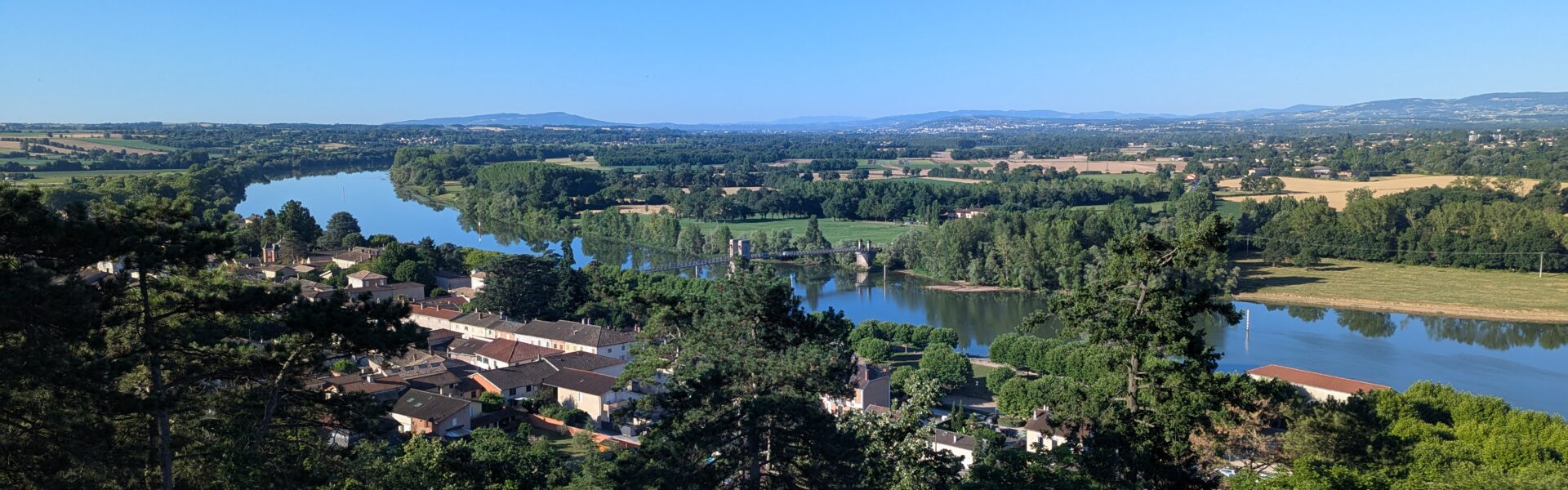 Vue du Val de Saône - Ain